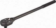 Proto - 1/2" Drive Pear Head Standard Ratchet - Black Oxide Finish, 16" OAL, 24 Gear Teeth, Standard Head - Makers Industrial Supply