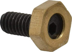 Gibraltar - 5/16" Hex, 8-32 Stud Thread, Symmetrical Hex Clamp - 0.11" Hex Height, 23/64" Thread Length, 10 Clamps - Makers Industrial Supply