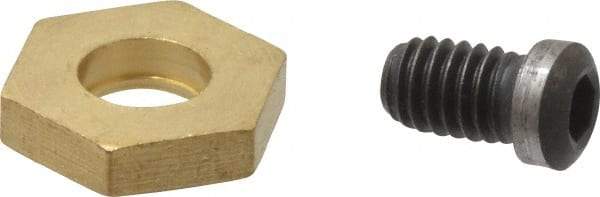 Gibraltar - 13/16" Hex, 5/16-18 Stud Thread, Symmetrical Hex Clamp - 0.11" Hex Height, 15" Thread Length, 10 Clamps - Makers Industrial Supply