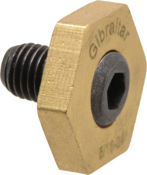 Gibraltar - 13/16" Hex, 5/16-24 Stud Thread, Symmetrical Hex Clamp - 0.11" Hex Height, 15/32" Thread Length, 10 Clamps - Makers Industrial Supply