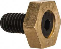 Gibraltar - 13/16" Hex, 3/8-16 Stud Thread, Symmetrical Hex Clamp - 0.11" Hex Height, 23/32" Thread Length, 10 Clamps - Makers Industrial Supply