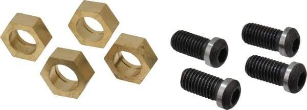 Gibraltar - 1-3/16" Hex, 5/8-11 Stud Thread, Symmetrical Hex Clamp - 0.11" Hex Height, 1-1/8" Thread Length, 10 Clamps - Makers Industrial Supply