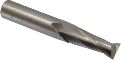 OSG - 25/64", 1" LOC, 7/16" Shank Diam, 2-3/4" OAL, 2 Flute, Solid Carbide Square End Mill - Single End, Uncoated, Spiral Flute, 30° Helix, Centercutting, Right Hand Cut, Right Hand Flute, Series 402 - Makers Industrial Supply