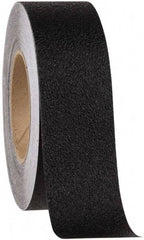 NMC - Black Solid Color Anti-Slip Vinyl Cleat - 6" Wide x 2' Long x 0.02" Thick, General Traffic - Makers Industrial Supply