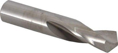 M.A. Ford - 5/8" 118° Spiral Flute Solid Carbide Screw Machine Drill Bit - Bright Finish, Right Hand Cut, 1-3/4" Flute Length, 3-1/2" OAL, Faceted Point, Straight Shank - Makers Industrial Supply