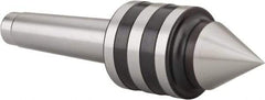 Value Collection - MT3 Taper Shank, 1.7717" Head Diam Live Center - 4,000 Max RPM, 1.2598" Point Diam, 2.95" Point Len, 705.48 Lb Max Workpc, 6.4567" OAL, 1.12" Long Tip, Standard Point - Makers Industrial Supply