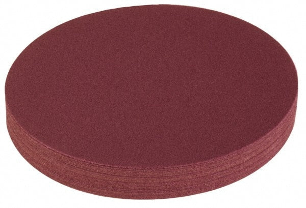 Superior Abrasives - 14" Diam, 120 Grit Aluminum Oxide Adhesive PSA Disc - Makers Industrial Supply