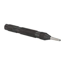 Value Collection - 5/8" Automatic Center Punch - 5" OAL, Steel - Makers Industrial Supply