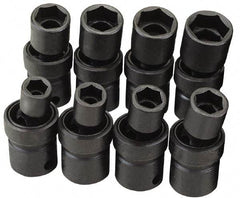 SK - 3/8" Drive 3/4" Standard Universal Impact Socket - 6 Points, 2-3/8" OAL - Makers Industrial Supply