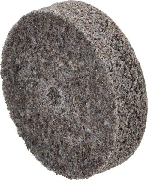 3M - 2" Diam, 1/2" Face Width, 1/4" Center Hole, Coarse Grade, Aluminum Oxide Deburring Wheel - Unitized, Hard Density 7 Grade, 22,100 RPM - Makers Industrial Supply