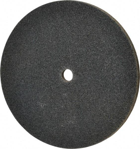 3M - 6" Diam, 1/4" Face Width, 1/2" Center Hole, Fine Grade, Silicon Carbide Deburring Wheel - Unitized, Medium Density 5 Grade, 7,500 RPM - Makers Industrial Supply