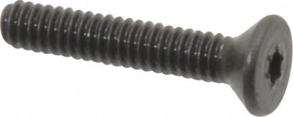 Value Collection - #2-56 UNC Hex Socket Drive, 82° Flat Screw - Alloy Steel, Black Oxide Finish, Fully Threaded, 1/2" OAL - Makers Industrial Supply