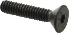 Value Collection - #5-40 UNC Hex Socket Drive, 82° Flat Screw - Alloy Steel, Black Oxide Finish, Fully Threaded, 5/8" OAL - Makers Industrial Supply