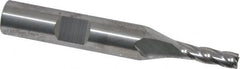 RobbJack - 11/64", 9/16" LOC, 3/8" Shank Diam, 2-1/2" OAL, 4 Flute, Solid Carbide Square End Mill - Single End, Uncoated, Spiral Flute, 30° Helix, Centercutting, Right Hand Cut, Right Hand Flute, Series T12-405 - Makers Industrial Supply