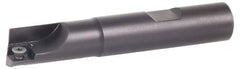 Kennametal - 1-3/4" Cut Diam, 11.94mm Max Depth of Cut, 1-1/4" Shank Diam, 4.78" OAL, Indexable Square Shoulder Centercutting End Mill - SPEB 422 Inserts, Weldon Shank, 0° Lead Angle, Through Coolant - Makers Industrial Supply