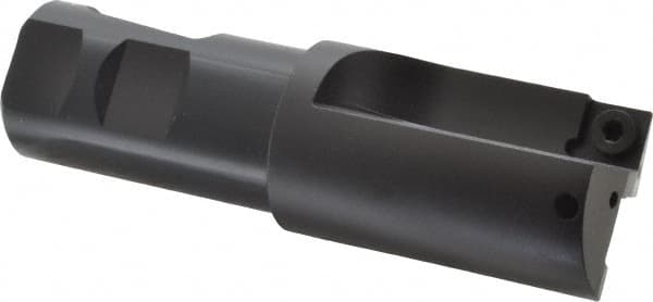 Kennametal - 1-1/2" Cut Diam, 11.94mm Max Depth of Cut, 1-1/4" Shank Diam, 4.78" OAL, Indexable Square Shoulder Centercutting End Mill - SPEB 422 Inserts, Weldon Shank, 0° Lead Angle, Through Coolant - Makers Industrial Supply