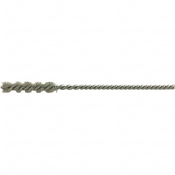 Brush Research Mfg. - 3/8" Bore Diam, 320 Grit, Aluminum Oxide Flexible Hone - Medium, 1-1/2" OAL - Makers Industrial Supply