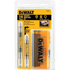 DeWALT - 14 Piece, Screwdriver Bit Set - #2, 1/4" Drive - Makers Industrial Supply