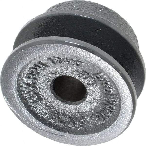 Browning - 1/2" Bore, 15/16 Long, 2" Outside Diam, Finished Bore Single Groove V Belt Sheave - 21/32" Wide, 1.46" Pitch Diam of 3L Belt, 1.8" Pitch Diam of 4L Belt - Makers Industrial Supply