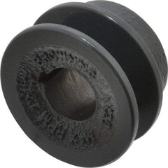 Browning - 3/4" Bore, 15/16 Long, 2" Outside Diam, Finished Bore Single Groove V Belt Sheave - 21/32" Wide, 1.46" Pitch Diam of 3L Belt, 1.8" Pitch Diam of 4L Belt - Makers Industrial Supply