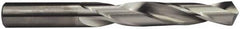 M.A. Ford - 27/64" 118° Solid Carbide Jobber Drill - TiN Finish, Right Hand Cut, Spiral Flute, Straight Shank, 4-1/2" OAL, Four Facet Point - Makers Industrial Supply