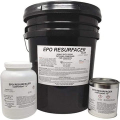 Made in USA - 50 Lb Concrete Repair/Resurfacing - Light Gray, 25 Sq Ft Coverage, Epoxy Resin - Makers Industrial Supply