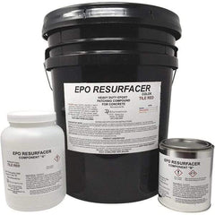 Made in USA - 50 Lb Concrete Repair/Resurfacing - Tile Red, 25 Sq Ft Coverage, Epoxy Resin - Makers Industrial Supply