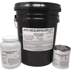 Made in USA - 50 Lb Concrete Repair/Resurfacing - Medium Gray, 25 Sq Ft Coverage, Epoxy Resin - Makers Industrial Supply