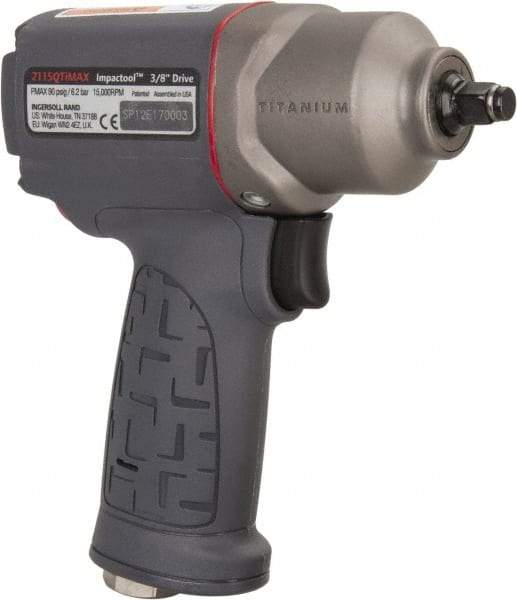 Ingersoll-Rand - 3/8" Drive, 15,000 RPM, 300 Ft/Lb Torque Impact Wrench - Pistol Grip Handle, 1,500 IPM, 17 CFM, 1/4" NPT Inlet - Makers Industrial Supply