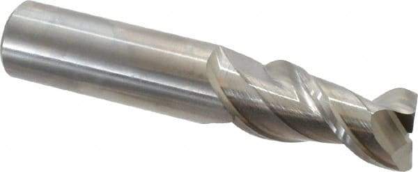 Kennametal - 3/4", 2 Flute, Single End, Solid Carbide, 0.03" Corner Radius End Mill - 4" OAL, 45° Helix, Right Hand Flute, 1-1/2" LOC, Right Hand Cut - Makers Industrial Supply