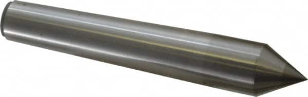 Made in USA - Carbide-Tipped Alloy Steel Standard Point Solid Dead Center - Jarno 8 Taper, 6" OAL - Makers Industrial Supply