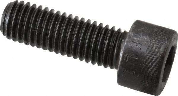 Made in USA - M10x1.50 Metric Coarse Hex Socket Drive, Socket Cap Screw - Grade 12.9 Alloy Steel, Black Oxide Finish, Fully Threaded, 30mm Length Under Head - Makers Industrial Supply