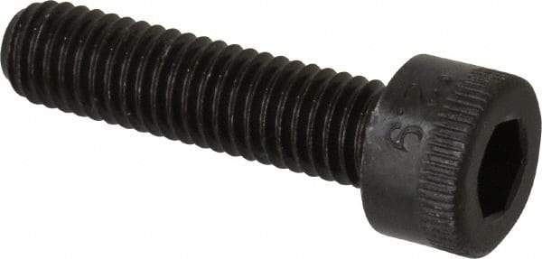 Made in USA - M5x0.80 Metric Coarse Hex Socket Drive, Socket Cap Screw - Grade 12.9 Alloy Steel, Black Oxide Finish, Fully Threaded, 20mm Length Under Head - Makers Industrial Supply