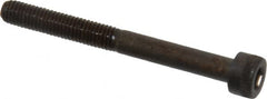 Made in USA - M5x0.80 Metric Coarse Hex Socket Drive, Socket Cap Screw - Grade 12.9 Alloy Steel, Black Oxide Finish, Partially Threaded, 50mm Length Under Head - Makers Industrial Supply