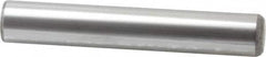 Made in USA - 1" Diam x 6" Pin Length Grade 8 Alloy Steel Standard Dowel Pin - Bright Finish, C 47-58 & C 60 (Surface) Hardness, 117,800 Lb (Single Shear), 235,600 Lb (Double Shear) Breaking Strength, 1 Beveled & 1 Rounded End - Makers Industrial Supply