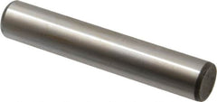 Made in USA - 5/8" Diam x 3-1/2" Pin Length Grade 8 Alloy Steel Standard Dowel Pin - Bright Finish, C 47-58 & C 60 (Surface) Hardness, 46,000 Lb (Single Shear), 92,000 Lb (Double Shear) Breaking Strength, 1 Beveled & 1 Rounded End - Makers Industrial Supply