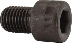 Made in USA - 1-8 UNC Hex Socket Drive, Socket Cap Screw - Alloy Steel, Black Oxide Finish, Fully Threaded, 1-1/2" Length Under Head - Makers Industrial Supply