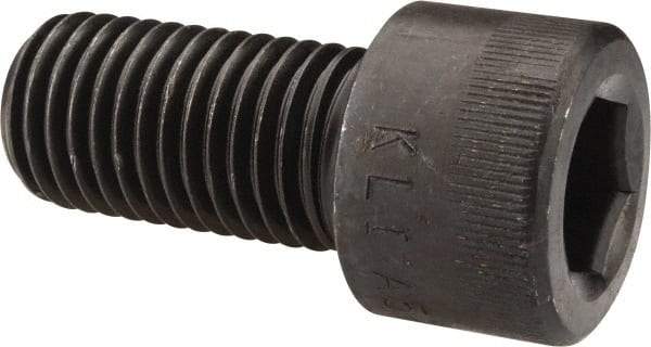 Made in USA - 1-8 UNC Hex Socket Drive, Socket Cap Screw - Alloy Steel, Black Oxide Finish, Fully Threaded, 2" Length Under Head - Makers Industrial Supply