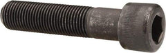 Made in USA - 1-8 UNC Hex Socket Drive, Socket Cap Screw - Alloy Steel, Black Oxide Finish, Partially Threaded, 4-1/4" Length Under Head - Makers Industrial Supply