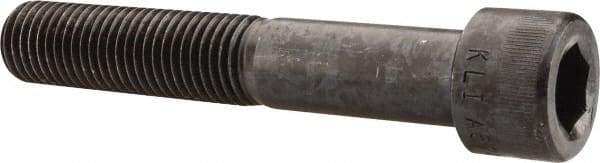 Made in USA - 1-8 UNC Hex Socket Drive, Socket Cap Screw - Alloy Steel, Black Oxide Finish, Partially Threaded, 6" Length Under Head - Makers Industrial Supply