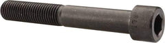 Made in USA - 1-8 UNC Hex Socket Drive, Socket Cap Screw - Alloy Steel, Black Oxide Finish, Partially Threaded, 7" Length Under Head - Makers Industrial Supply