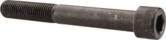 Made in USA - 1-8 UNC Hex Socket Drive, Socket Cap Screw - Alloy Steel, Black Oxide Finish, Partially Threaded, 8" Length Under Head - Makers Industrial Supply