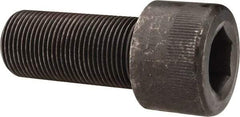 Made in USA - 1-14 UNF Hex Socket Drive, Socket Cap Screw - Alloy Steel, Black Oxide Finish, Fully Threaded, 2-1/4" Length Under Head - Makers Industrial Supply