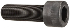 Made in USA - 1-14 UNF Hex Socket Drive, Socket Cap Screw - Alloy Steel, Black Oxide Finish, Fully Threaded, 3" Length Under Head - Makers Industrial Supply