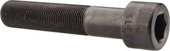 Made in USA - 1-14 UNF Hex Socket Drive, Socket Cap Screw - Alloy Steel, Black Oxide Finish, Partially Threaded, 5" Length Under Head - Makers Industrial Supply