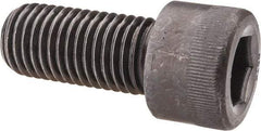 Made in USA - 1-1/8 - 7 UNC Hex Socket Drive, Socket Cap Screw - Alloy Steel, Black Oxide Finish, Fully Threaded, 2-1/2" Length Under Head - Makers Industrial Supply