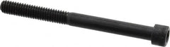 Made in USA - 5/16-18 UNC Hex Socket Drive, Socket Cap Screw - Alloy Steel, Black Oxide Finish, Partially Threaded, 3-1/2" Length Under Head - Makers Industrial Supply