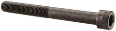 Made in USA - 5/16-24 UNF Hex Socket Drive, Socket Cap Screw - Alloy Steel, Black Oxide Finish, Partially Threaded, 3" Length Under Head - Makers Industrial Supply