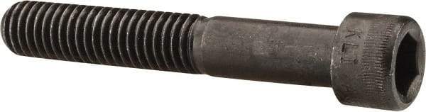 Made in USA - 7/16-14 UNC Hex Socket Drive, Socket Cap Screw - Alloy Steel, Black Oxide Finish, Partially Threaded, 2-3/4" Length Under Head - Makers Industrial Supply