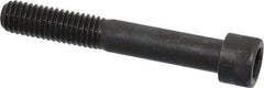 Made in USA - 7/16-14 UNC Hex Socket Drive, Socket Cap Screw - Alloy Steel, Black Oxide Finish, Partially Threaded, 3" Length Under Head - Makers Industrial Supply